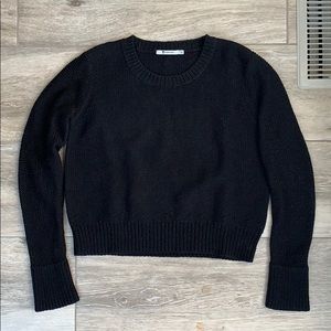 Alexander Wang T - Black Cotton Sweater, size L